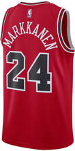 Lauri Markkanen Bulls Icon Edition Men's Nike NBA Swingman Jersey - Red