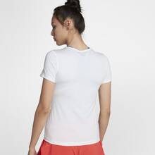 Nike Pro Women's Short-Sleeve Mesh Training Top - White