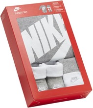 Nike Baby (0–6M) 3-Piece Set - Grey