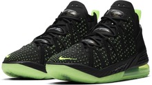 LeBron 18' Black/Electric Green' Basketball Shoe - Black