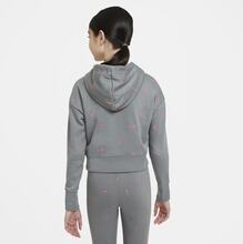 Nike Sportswear Older Kids' (Girls') Cropped Pullover French Terry Hoodie - Grey