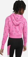 Nike Sportswear Older Kids' (Girls') Cropped Pullover French Terry Hoodie - Pink