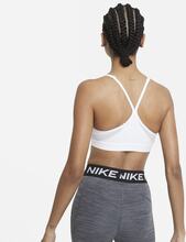 Nike Dri-FIT Indy Women's Light-Support Padded V-Neck Sports Bra - White