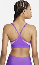 Nike Dri-FIT Indy Women's Light-Support Padded V-Neck Sports Bra - Purple