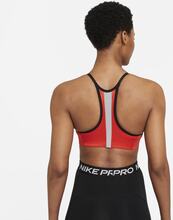 Nike Pro Dri-FIT Indy Women's Light-Support Padded Colour-Block Sports Bra - Black