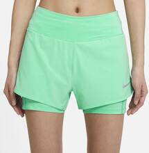 Nike Eclipse Women's 2-In-1 Running Shorts - Green