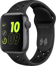 Apple Watch Nike Series 6 (GPS) with Nike Sport Band 44mm Silver Aluminium Case - Black