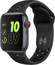 Apple Watch Nike Series 6 (GPS + Cellular) with Nike Sport Band 40mm Space Grey Aluminium Case - Grey