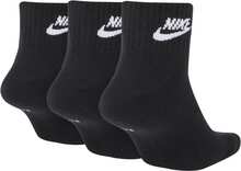 Nike Everyday Essential Ankle Socks (3 Pairs) - Black