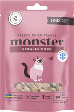 Kattgodis Monster Cat Treats Freeze Dried Pork 40g