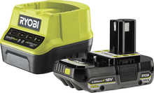 Kit Ryobi RC18120-120C Batteri + laddare 2.0Ah 18V