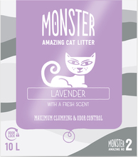 Kattsand Monster Lavendel 10L