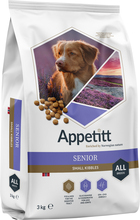 Hundfoder Appetitt Senior Små foderkulor 3kg