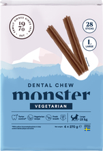 Hundtugg Monster Dental Chew Vegetarian L 28-p