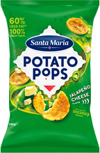 Santa Maria 2 x Sipsit Potato Pops Jalapeño & Juusto
