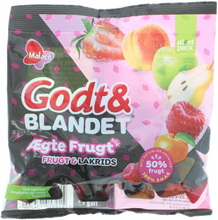 Gott & blandat 2 x Gott o Blandat Äkta Frukt & Lakrits