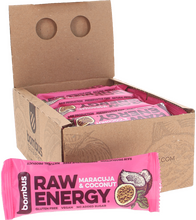 Bombus Raw Energy Raw Energibars Maracuja & Kokos 20-pack