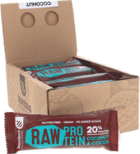 Bombus Raw Protein Raw Proteinbar Kokos & Kakao 20-pack