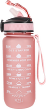 Hollywood Motivational Bottle Juomapullo Vaaleanpunainen 600 ml