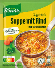 Knorr 3 x Suppe mit Rind