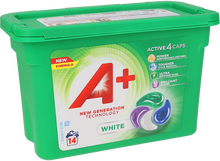 A+ Tvättkapslar Active White