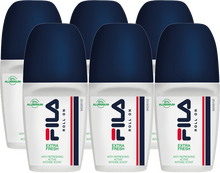 Fila Deodorant Roll On Extra Fresh 6-pack