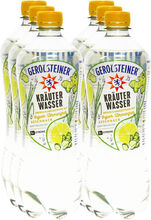 Gerolsteiner Mineralwasser Ingwer Zitrone, 6er Pack
