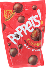 2 x Poppets Toffee Milk Choc Coated Chewy Toffee
