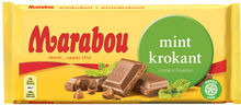 Marabou 2 x Mjölkchoklad Mintkrokant