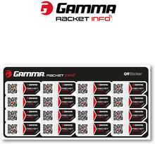 Gamma Racket Info Internationale Version String Mærkat Pakke Med 16