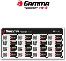 Gamma Racket Info Internationale Version Sträng Klistermärke 16-pack
