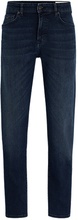 Regular-fit jeans in navy super-stretch denim