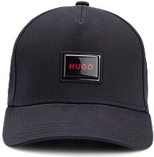 Cotton-twill cap with logo patch