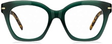 Green-acetate optical frames with Havana temples