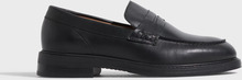 Selected Homme Slhblake Leather Penny Loafer Boots & Støvler Black