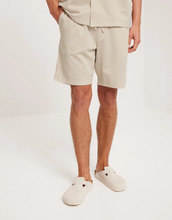 Selected Homme Slhregular-Ben Seersucker Jersey Sh Tynne shorts Desert Taupe Blanc De Blanc