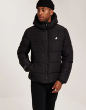 Superdry Hooded Sports Puffr Jacket Puffer jackets Black