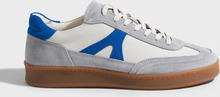 GARMENT PROJECT Liga - Off White / Blue Leather Mix Lave sneakers Off White