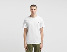 Fred Perry Ringer T-Shirt, vit