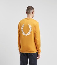 Fred Perry Back Print Sweatshirt, orange