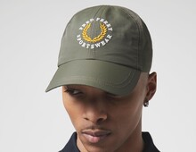 Fred Perry Archive Logo Cap, M.GRN/M.GRN