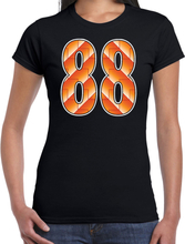 1988 EK / Nederlands elftal supporter t-shirt zwart voor dames