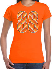 1988 EK / Nederlands elftal supporter t-shirt oranje voor dames