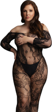 Bodystocking Long-Sleeve And Lace - Queen Size