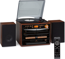 388-DAB+ Stereosystem 20W max. vinyl CD kassett BT FM/DAB+ USB SD