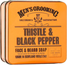 Face & Beard Soap Beauty MEN Beard & Mustache Face Face Wash Nude The Scottish Fine Soaps*Betinget Tilbud