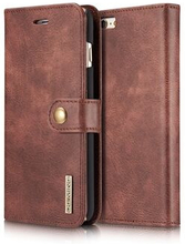 DG.MING For iPhone 6s Plus / 6 Plus Wallet Phone Case Split Leather Detachable Case Shockproof Shel