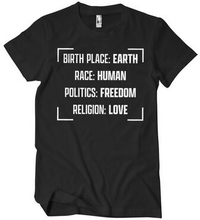 Birthplace - Earth T-Shirt, T-Shirts