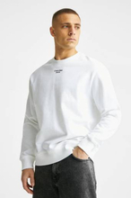 Calvin Klein Sweatshirt Stacked Logo Crew Neck Hvit