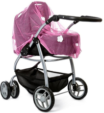 Mini Mommy Myggnät till dockbarnvagn i rosa